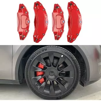 Подходит для Tesla model 3 2017-2023 18 19-дюймовая ступица колеса, крышка тормозного суппорта, модификация автомобиля, декоративные аксессуары, цвета