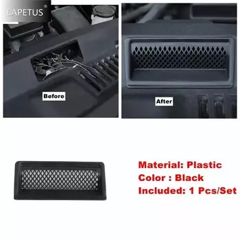 Подходит для Toyota Highlander/Kluger 2020-22021, маска воздухозаборника двигателя, чехол, наклейка, аксессуары для интерьера