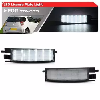 Подходит для Toyota iQ 2009-2015 Scion iQ 2012-2015 OEM Замена Canbus Белый светодиодный светильник номерного знака Автоматические лампы парковочной бирки
