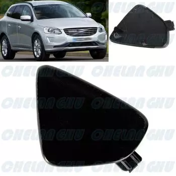 Подходит для Volvo XC60 2009 2010 2011 2012 2013 2014 2015 2016 2017, Стайлинг автомобиля, накладка на передний бампер, фаркоп, крышка 39821562