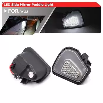 Подходит для VW Passat CC Passat B7 Scirocco MK3 Jetta MK6 EOS CC 2 шт. SMD белый светодиодный модуль освещения под боковыми зеркальными лампами