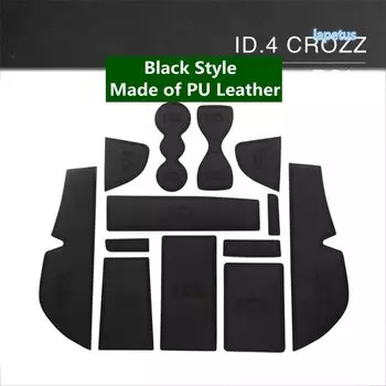Подходит для VW Volkswagen ID.4 X ID4 Crozz 2021-2024, противоскользящая прокладка для ворот, коврик для чашки воды, нескользящая накладка, аксессуары