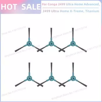 Подходит для запчастей для пылесоса Conga 2499 Ultra Home Advanced / Titanium / X-Treme, 7690 Immortal Max / Max Home, Atvel R80 Base - роликовая щетка, HEPA-фильтр, ткань для швабры, мешок для пыли