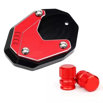 Подходят для KAWASAKI Versys650 VERSYS 650 2024 Ninja 500 Ninja 400 Z400 CNC боковая подставка удлинитель подставка коврик колпачки для шин