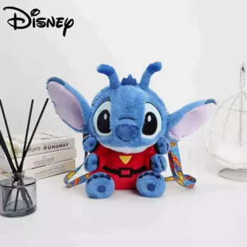 Подлинная кукла Disney Stitch, боевая форма, кукла Stitch, межзвездная детская плюшевая кукла, детские игрушки, Kawaii Gfits, 25 см, детские спящие