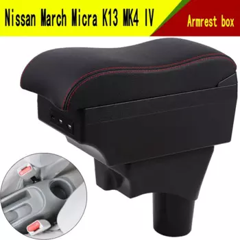 Подлокотник центральной консоли для Nissan March Micra K13 MK4 IV