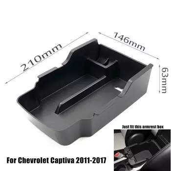 Подлокотник для Chevrolet Equinox Captiva Malibu XL, контейнер для хранения центральной консоли, органайзер для хранения и поддержания порядка, чашка для монет, держатель
