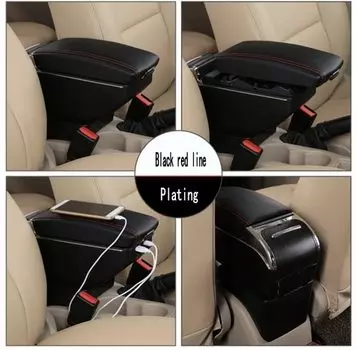 Подлокотник для Chevrolet Lova Aveo, центральное содержимое, подлокотник для салона, подлокотник, чехол для хранения, Стайлинг автомобиля с USB подстаканником