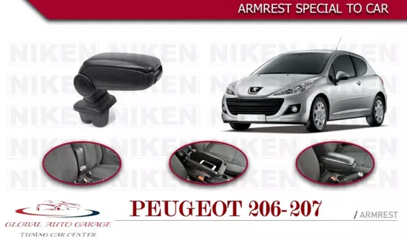 Подлокотник для Peugeot 206 207, автомобильные аксессуары, контейнер для хранения, легкая установка, универсальный подстаканник, интерьер, автоматическая зарядка, USB, спорт