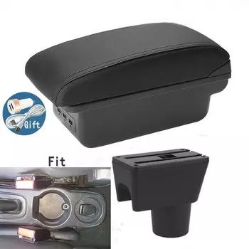 Подлокотник для Renault Duster, центральный ящик для хранения, подлокотник с подстаканником, USB-интерфейс