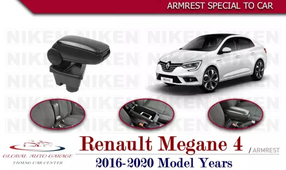 Подлокотник для Renault Megane 4 2016-2020, автомобильный контейнер для хранения аксессуаров, простая установка, универсальный подстаканник, интерьер, автоматическая зарядка, USB