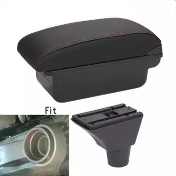 Подлокотник для Seat Ibiza 6j 6L, центральный контейнер для хранения, подлокотник с подстаканником и USB-интерфейсом