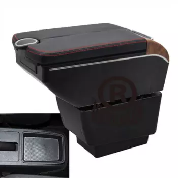 Подлокотник для Skoda Fabia, держатель для стакана с USB, с особым пространством для хранения
