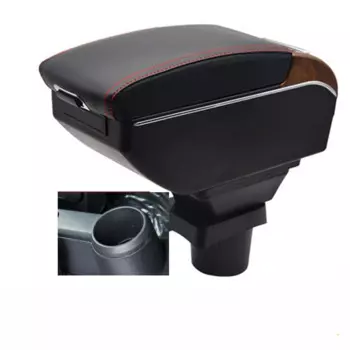 Подлокотник для Volkswagen VW, центральный подлокотник с подлокотниками и светодиодный-портом