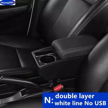 Подлокотник Suzuki Jimny JB74 2019-2024, кожаный/АБС-пластик, Автомобильный Подлокотник, Держатель Для Хранения