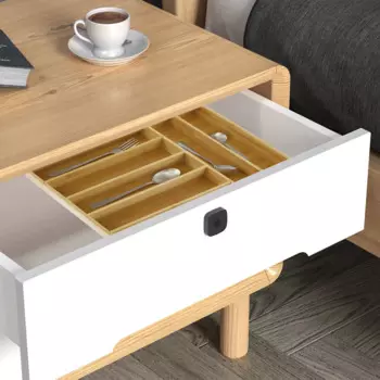 Поднос для столовых приборов из бамбука