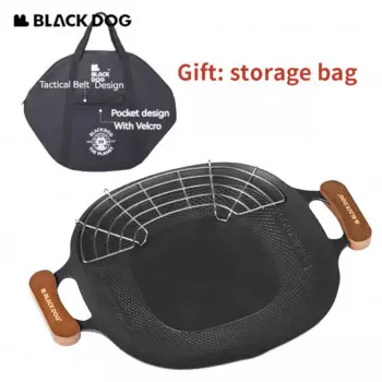 Поднос для выпечки Naturehike BLACKDOG, посуда двойного назначения с антипригарным покрытием для жарки, кемпинга, дома, пикника, барбекю