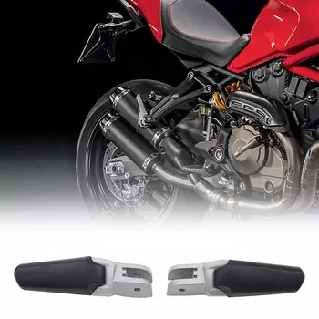 Подножки для мотоцикла задние Пассажирские подножки для Ducati Monster 1200 2014-2021 937-2021 2022 2015-821 2021 S 1200 полосы