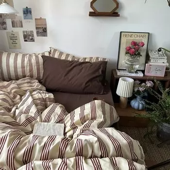 Пододеяльник из хлопка, полоска, детский