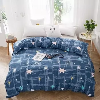 Пододеяльник из полиэстера с цветочным принтом