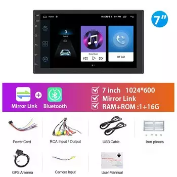 Podofo 10,1 "/9"/7 "Android автомобильный радио 2Din мультимедийный видеоплеер Carplay Android авто стерео для Toyota Volkswagen Hyundai