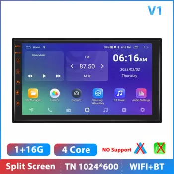 Podofo 2 Din автомобильное радио GPS Android 7 "Carplay для Volkswagen Nissan Hyundai Kia Toyota универсальный мультимедийный плеер авторадио DSP