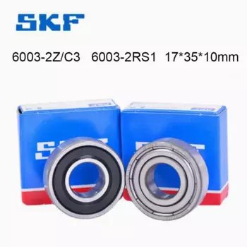 Подшипник SKF Origin, Швеция, импорт, 5 шт., 6003-2RS1 6003-2Z/C3, шарикоподшипник с глубоким желобом 180103 17*35*10 мм, подшипник с резиновой металлической крышкой