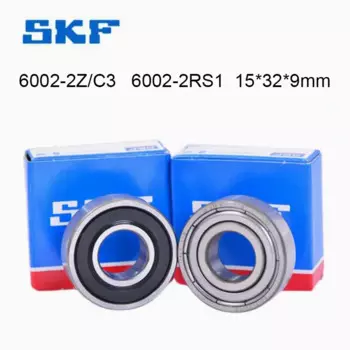 Подшипник SKF Origin, Швеция, импорт, 5 шт., 6002-2RS1 6002-2Z/C3, шарикоподшипник с глубоким желобом 180102, 15*32*9 мм, подшипник с резиновой металлической крышкой