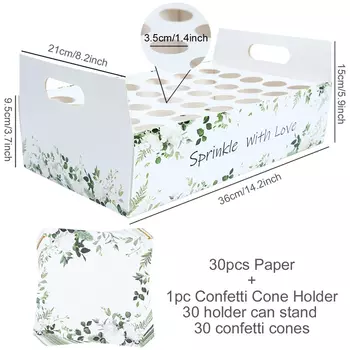 Подставка для конфетти на свадьбу