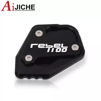 Подставка для мотоцикла CNC с подножкой, боковая подставка, удлинитель, поддержка, увеличивающая пластину, подходит для REBEL CMX1100 CM1100 CMX 1100 2020-2022