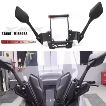 Подставка для мотоцикла, кронштейн для GPS, держатель для навигационной пластины, зеркала заднего вида для YAMAHA мобильный телефон 300 XMAX 300 XMAX300 2023
