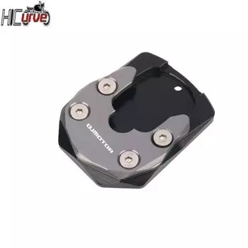 Подставка для мотоцикла с ЧПУ, боковая удлинитель для ног, опорная пластина, увеличенная подставка для QJMOTOR FORT 350 2022