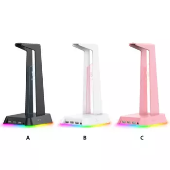 Подставка для наушников ONIKUMA, держатель для гарнитуры, сетка, стойка RGB, черный