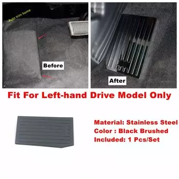 Подставка для ног, левая подставка для ног, педаль, декоративная рамка, накладка, подходит для Hyundai Tucson NX4 2021-22025, автомобильные аксессуары