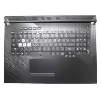Подставка для ноутбука и клавиатура для ASUS PX731GU, черная верхняя стандартная черная клавиатура с подсветкой, QWERTY VER1/VER2