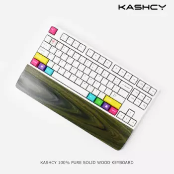 Подставка для рук из массива дерева для эргономичной игровой механической клавиатуры, 60 87 104 108 клавиш