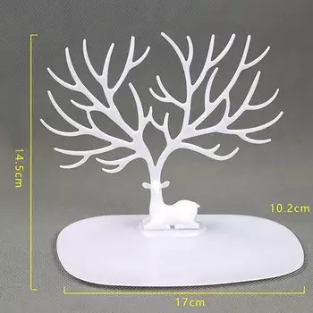 Подставка для украшений HWetR белая пластиковая