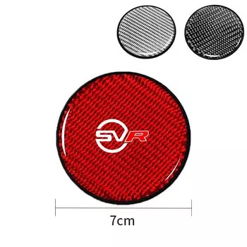 Подставка под стакан Автомобильная 7 см с узором из углеродного волокна, подставки под стаканы для Range Rover SVR Sport evodiscovery 3 5 Freelander