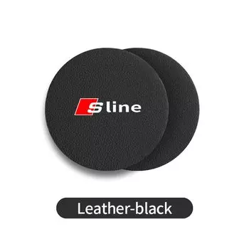 Подставки для автомобиля, Нескользящие Коврики для подстаканников Audi Q5 Q7 Q3 A3 A4 A6 A5 A1 A8 Q8 Q2 A7 Quattro TT S3 S4 QS5 RS5