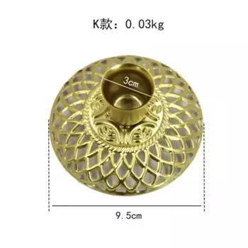 Подсвечники MOONBIFFY черные золотые