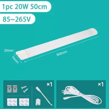 Супер яркий кухонный светильник под шкафом, 20 Вт, 10 Вт, 6 Вт, светодиодные фонари для кухни, 220 В, 110 В, кухонное освещение, светодиодная трубка