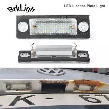 Подсветка для номера Автомобиля, 2 шт., для VW Golf Jetta Passat Caddy Touran Transporter T5 T6 Skoda