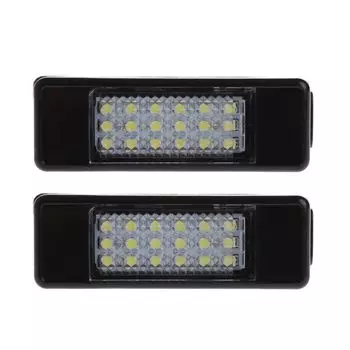 Подсветка для номера Автомобиля, светодиодная, для 207 Пежо 307, 308, Ситроен Берлинго, 2004-2009, C3, C4, C5, C6, 5D, 2 шт.