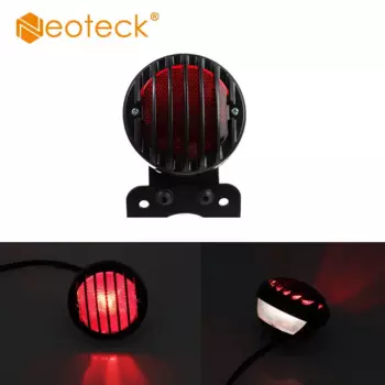 Подсветка для номерного знака Neoteck, боковое Крепление, хвостовой фонасветильник для Harley Bobber Chopper