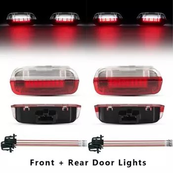 подсветка двери Для Skoda Superb Seat Alhanmbra Tarraco VW Virtus Vento Polo Passat Golf EOS Tiguan интерьерная фотопанель для автомобильной двери