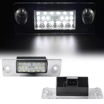 Подсветка номерного знака для Audi A4 B5 Avant 6000-1995 A3 8L Facelift 1999-1997 подсветка номера авто плафон подсветки номера задний фонарь светодиодный задний фонарь подсветки номера