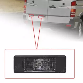 Подсветка номерного знака для Mercedes Benz Viano W906 дополнительно Vito W639 VW Crafter 2006-2016 2003-2015 9069062100 2E0943021A