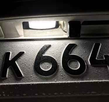 Подсветка заднего номерного знака для автомобиля, без ошибок, белая, для Mitsubishi Eclipse 1, 2, 3, 4, Eclipse, cross, Outlander, Lancer