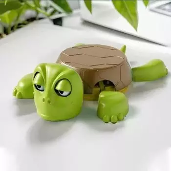 Подушка для чашки Fun Coaster с 3D-печатью и черепахой