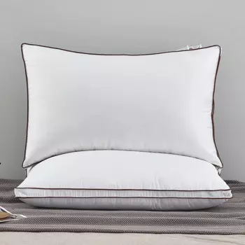 Подушка из 100% гусиного пуха и перьев, 1 шт.